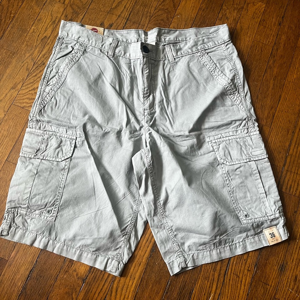 Men's Gray Cargo Shorts